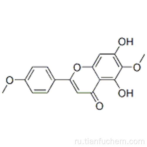 4H-1-бензопиран-4-он, 5,7-дигидрокси-6-метокси-2- (4-метоксифенил) - CAS 520-12-7